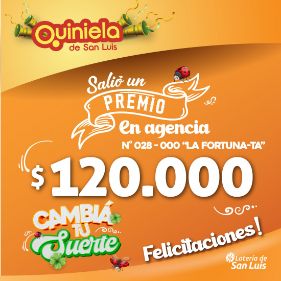 ¡Salió un premio de Quiniela en Candelaria!